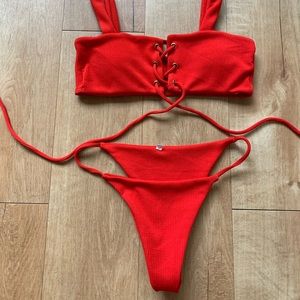 Red bikini